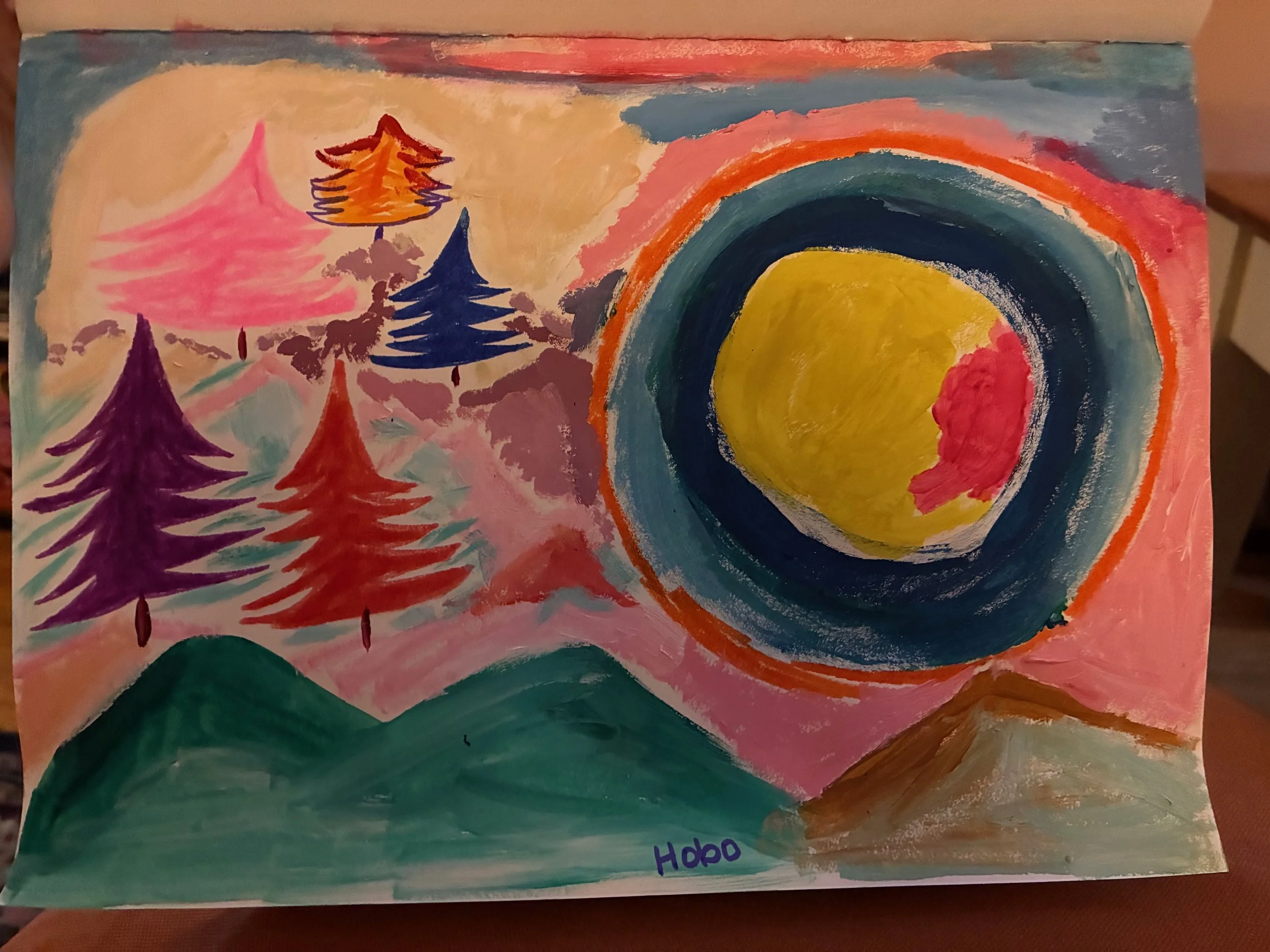 "Forest Winter Moon" by Hobo