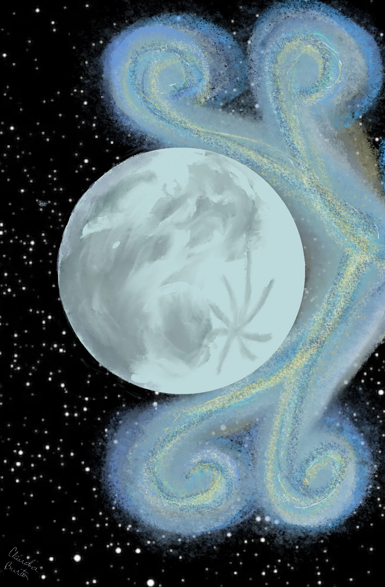"Stardust Moon" by Claudia Burton