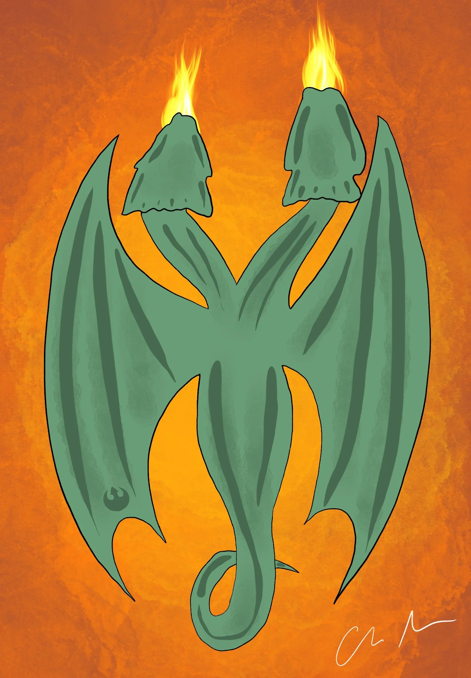 "Rebel Dragon" by Chris Gersbeck