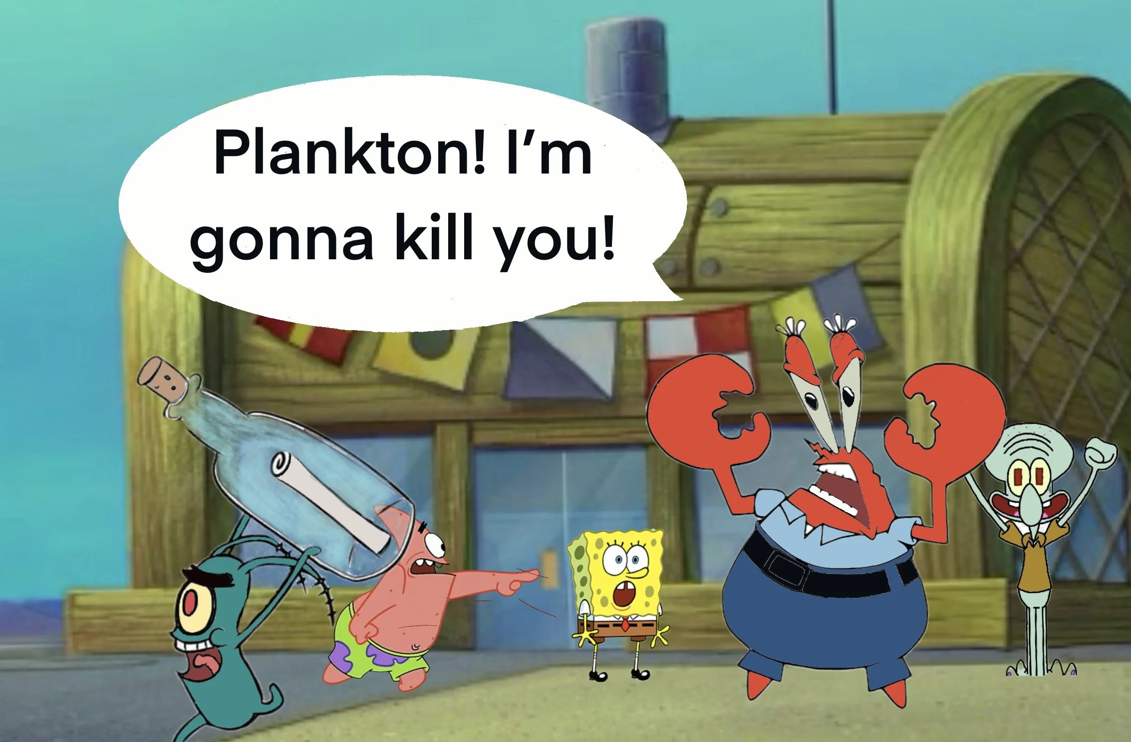 "The Attack of Mr. Krabs" by Claudia Burton