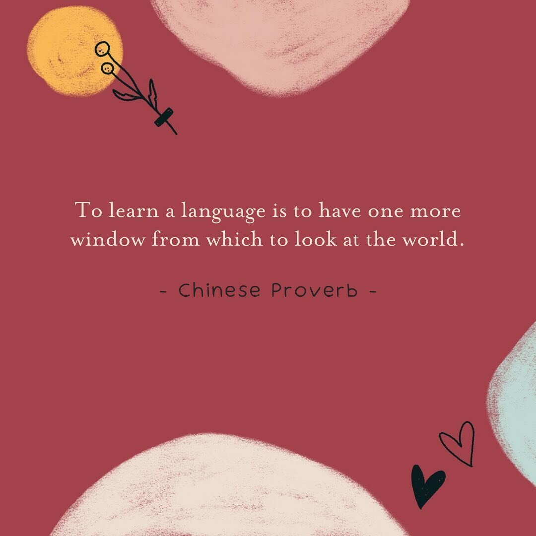 Quote of the day&nbsp;&laquo;&nbsp;To learn a language is to have one more window from which to look at the world&nbsp;&raquo; Chinese Proverb #qotd