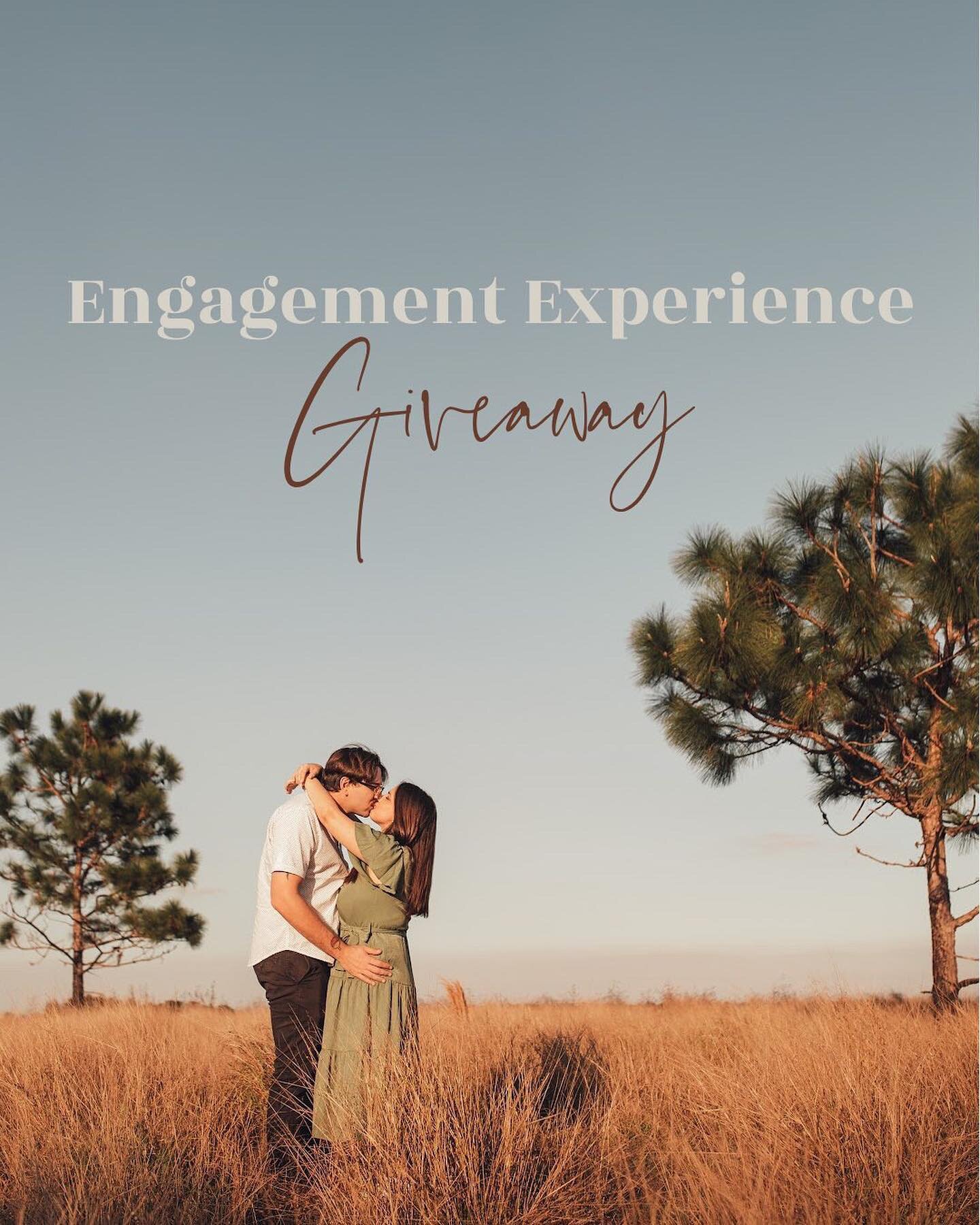Engaged friends, we&rsquo;re giving away something huge! 
 
One lucky engaged couple will win a 1 hour engagement photo session, plus several other amazing prizes listed in the flyer above! 
 
Giveaway will be open from today, May 17 though Wednesday
