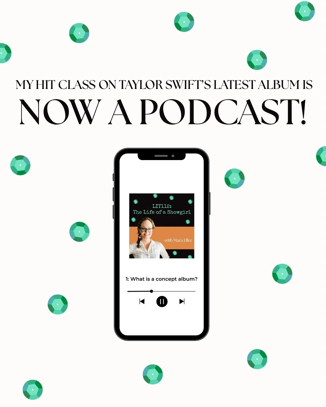 🎙️ Your favorite English class disguised as pop culture fun is now a podcast!

🎧 You can now listen while you fold laundry or go for a walk. But be warned: you might end up wanting to take notes. 🤓

The podcast is available on Spotify or Apple Pod