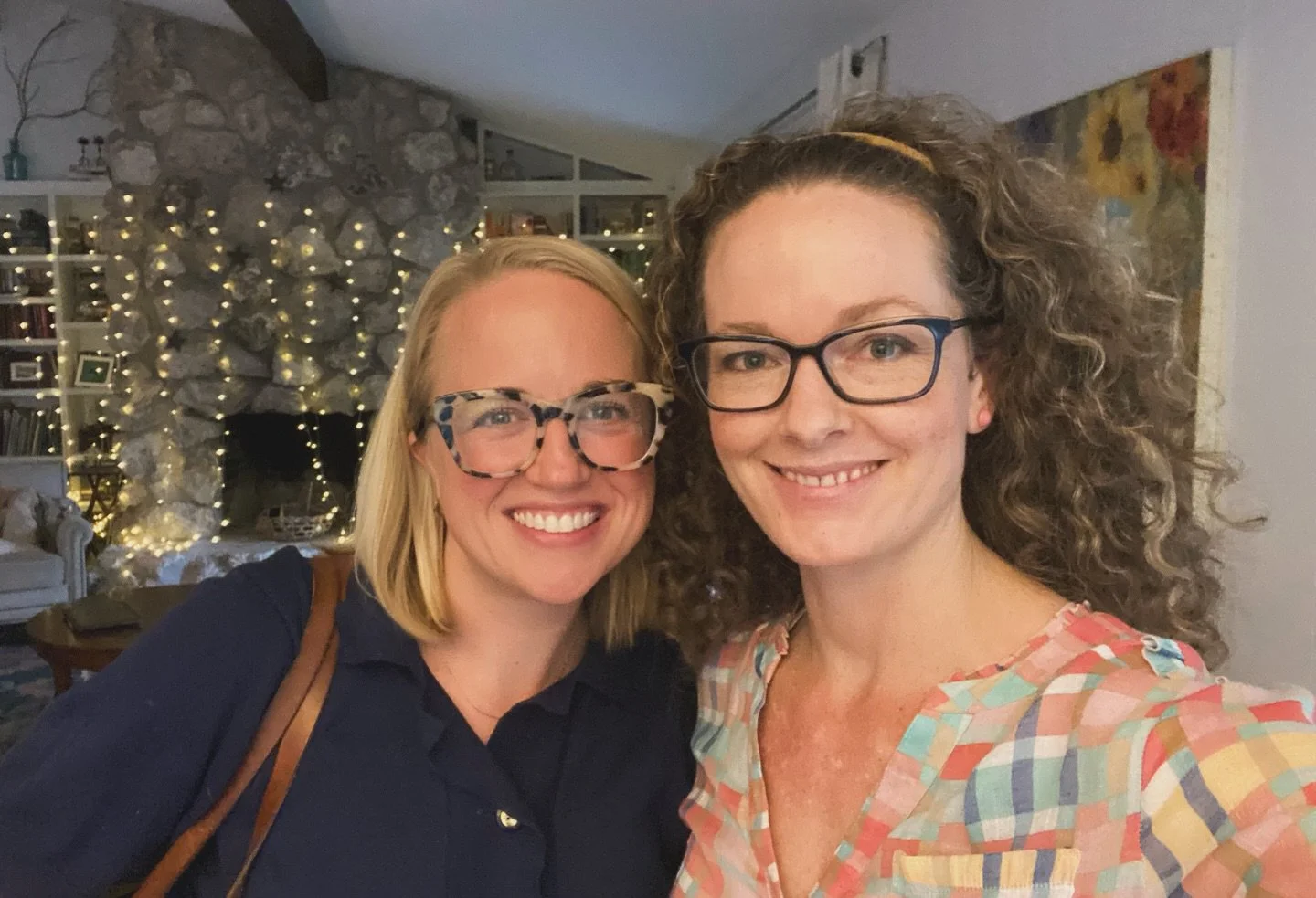 I couldn&rsquo;t believe my luck when I discovered that the woman inquiring about becoming my book coaching client lived only 40 minutes away! 

We met in person at my house for our first session (pictured), and it was such a treat. 

That&rsquo;s ho