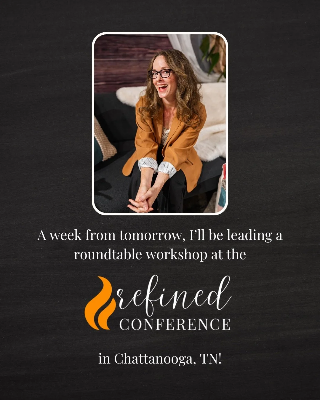 What if the story keeping you stuck isn&rsquo;t the truest version? 

Next Saturday, I&rsquo;ll be in Chattanooga leading a roundtable at the Refined Conference called &ldquo;Rewrite the Story That&rsquo;s Been Holding You Back.&rdquo; 

It&rsquo;s a