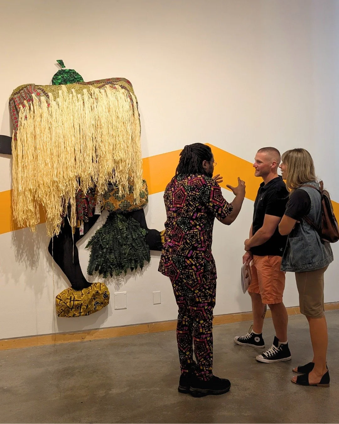 New Cube Exhibition! 
mgbe mmụọ na-agba egwu (When Spirits Dance) by Ral Ojah explores questions of cross-cultural exchange and the immigrant experience through fashion and dance. Ojah&rsquo;s research draws upon a traditional spiritual masquerade ca