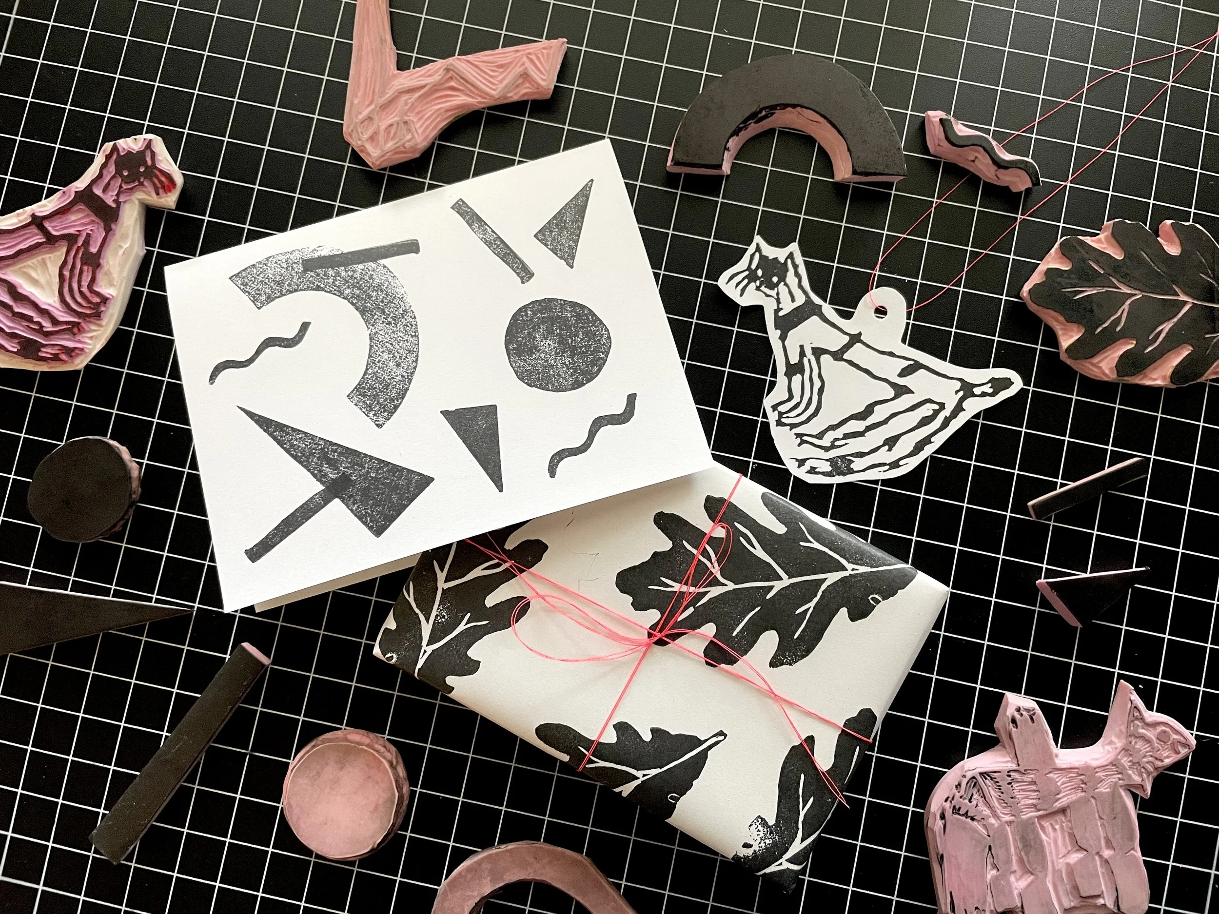 Block Printing for Gift Giving