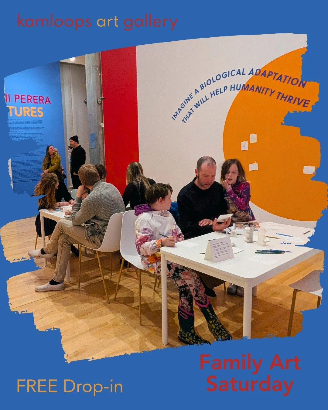 Spend this Family Day weekend at the Gallery! 

Saturday, February 14 
1:00 to 3:00 pm 
All ages, FREE admission 

Celebrate Family Day weekend by joining us for a fun afternoon of family-friendly mini-tours and hands-on art making activities inspire