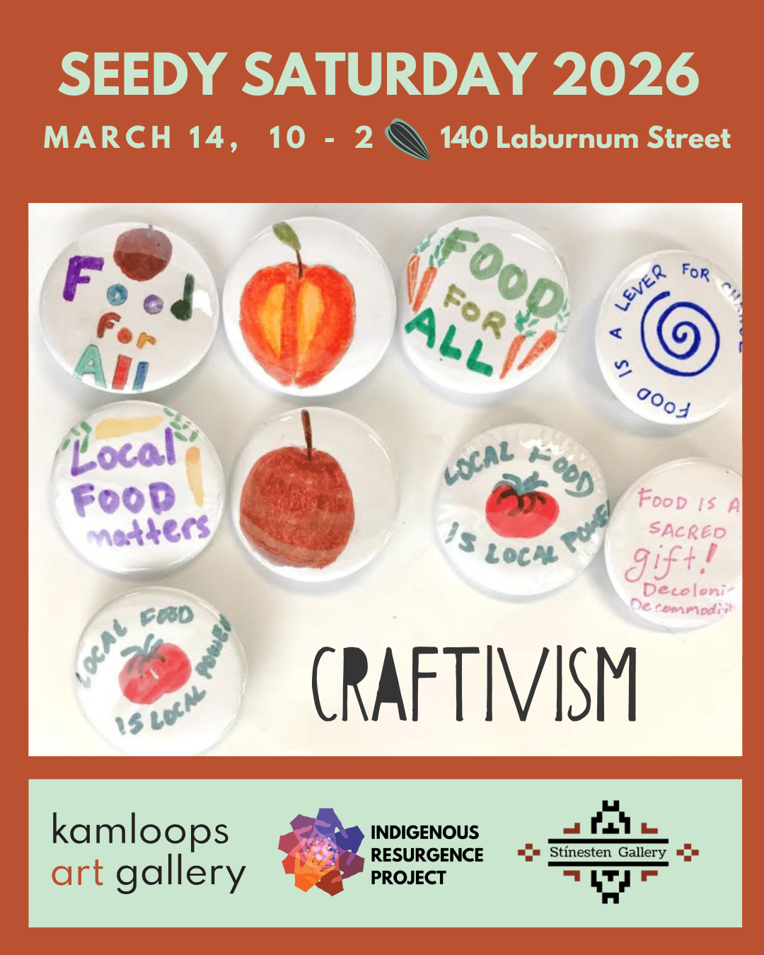 Craftivism: Seedy Saturday