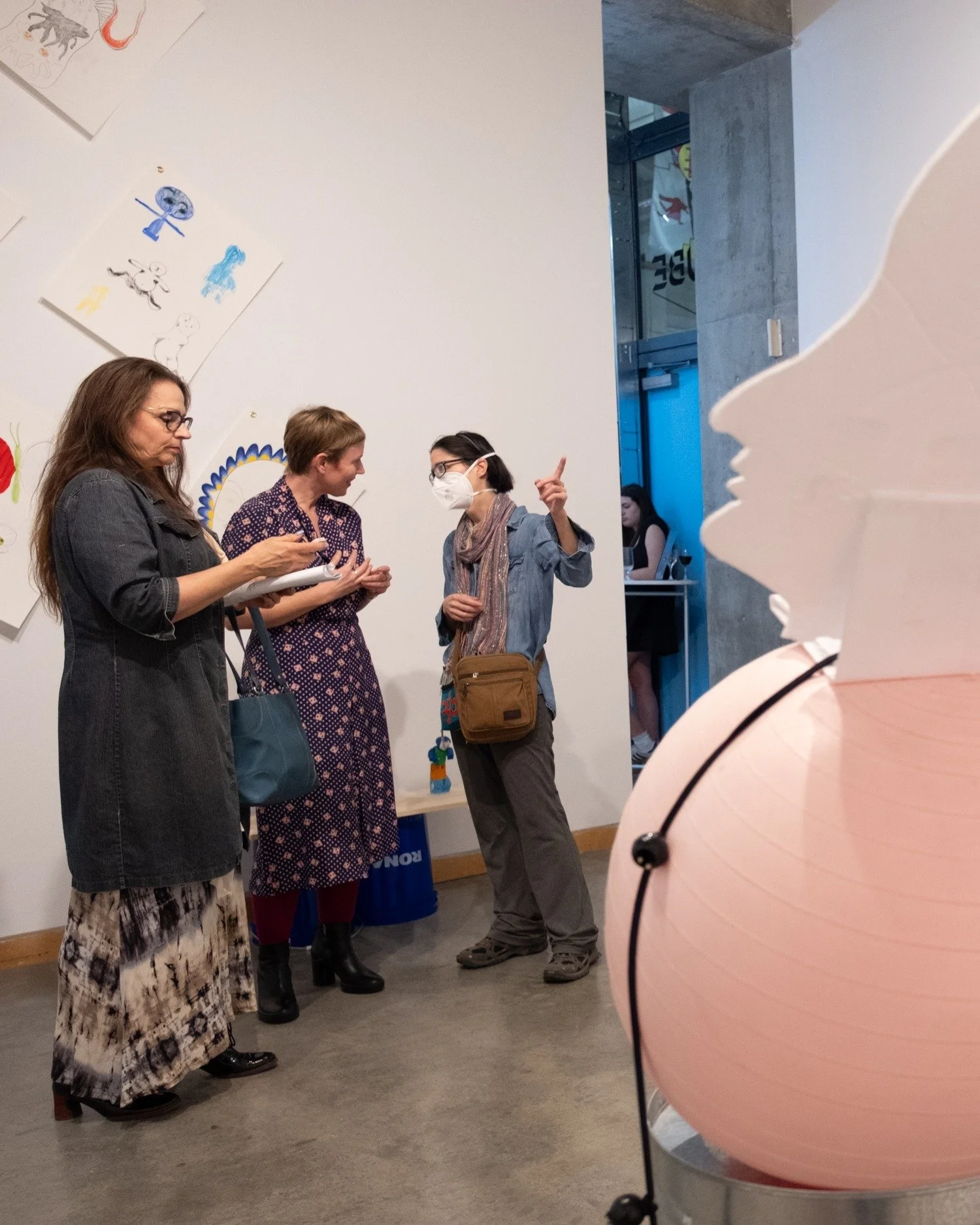 What inspires Slug Eggs artist, Bree Apperley? 

Bree Apperley spoke with Christopher Weddell at CFBX Radio about her exhibition, Slug Eggs. 

From yoga balls to cybertrucks, medieval banners to the Italian Arte Povera movement, Apperley shares her e