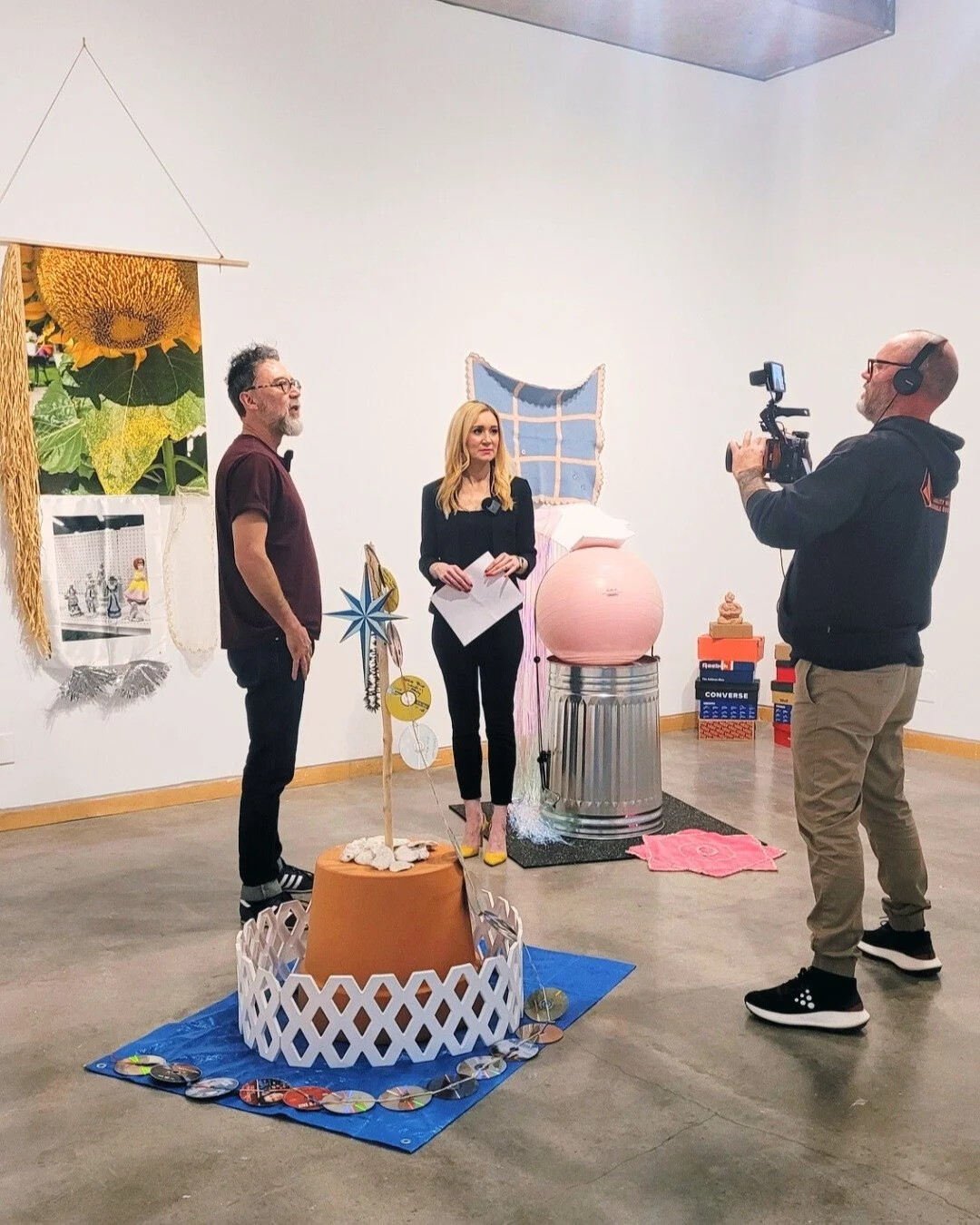 Slug Eggs in the News 📺 

What is Slug Eggs about? Why are 90s aesthetic objects and the printed image relevant in this day and age? 

Kamloops Art Gallery Assistant Curator, Craig Willms, appeared on CFJC Midday to talk about The Cube exhibition, S