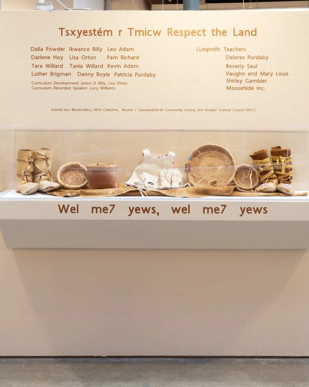 ✨ New Exhibition Now Open! ✨Tsxyestem r Tmicw Respect the Land

This exhibition celebrates several years of collaborative programming by Wum&eacute;c r Cqweqwel&uacute;tn-kt Community Society and BUSH Gallery. Gatherings focused on building skills in