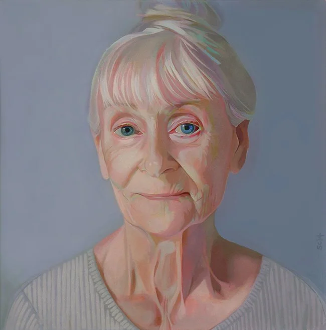 Adeline, Acrylic on cnvas, 40 x 40", 2014, Collection of the Artist
