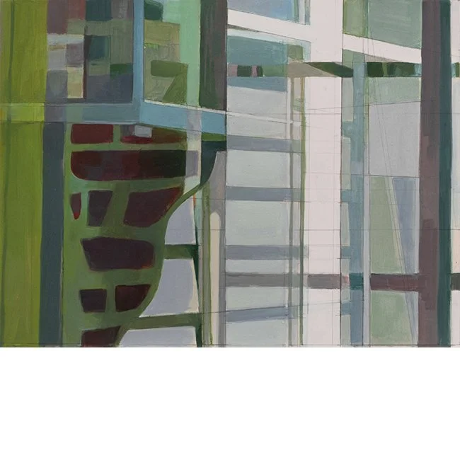 Reflections Prototype, Acrylic, pen and pencil on paper, 11-1/2 x 8-3/4", 2016