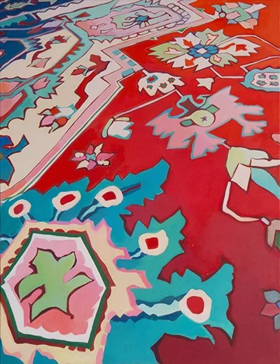 Avi, Acrylic on canvas, 38 x 50" x 1-1/2" depth, 2019