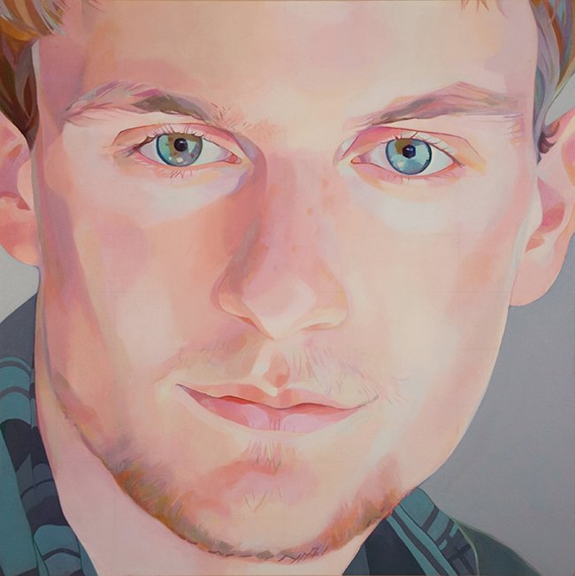 Will, Acrylic on canvas, 34 x 34", 2012, Private Collection