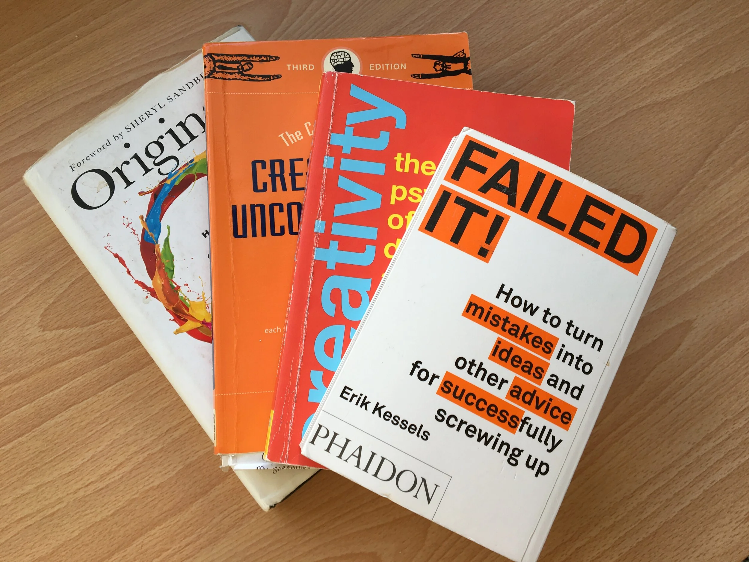 Behind the Zoom Bookshelf: Lessons from my virtual backdrop on creativity.