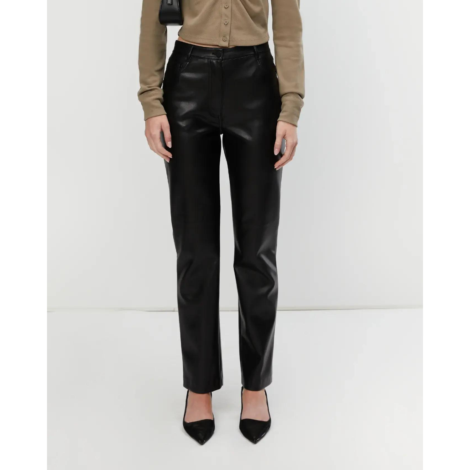 30 Faux-Leather Pants Under $150 That Are Trending This Fall
