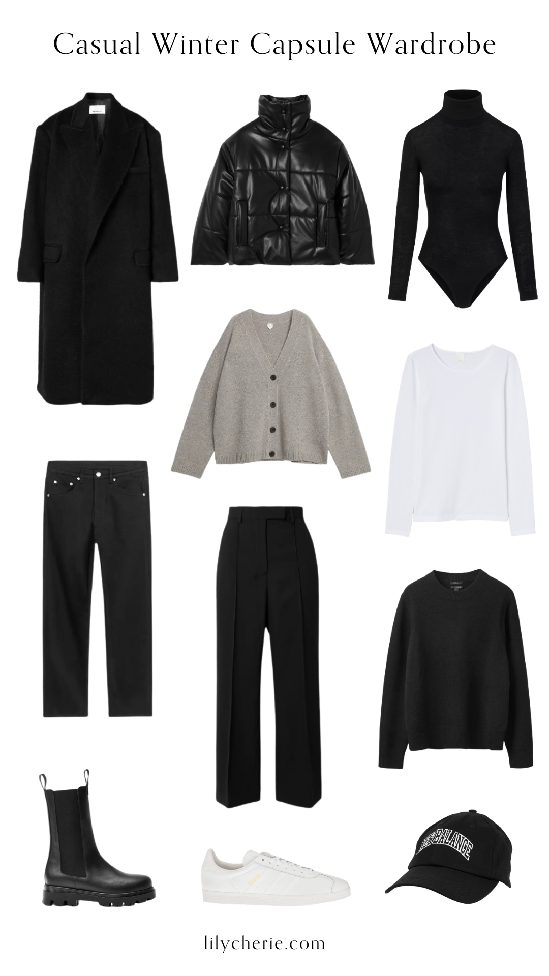 Casual Winter Capsule Wardrobe 2023