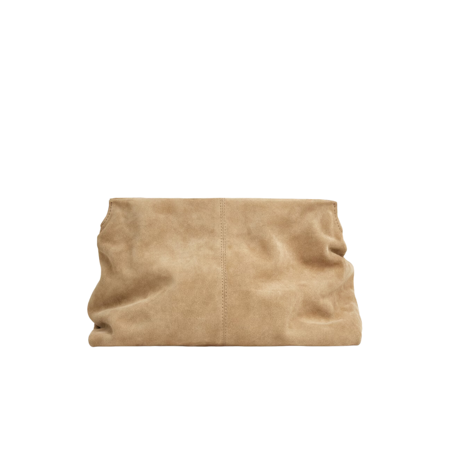 Flattered Clay Clutch Suede, $299
