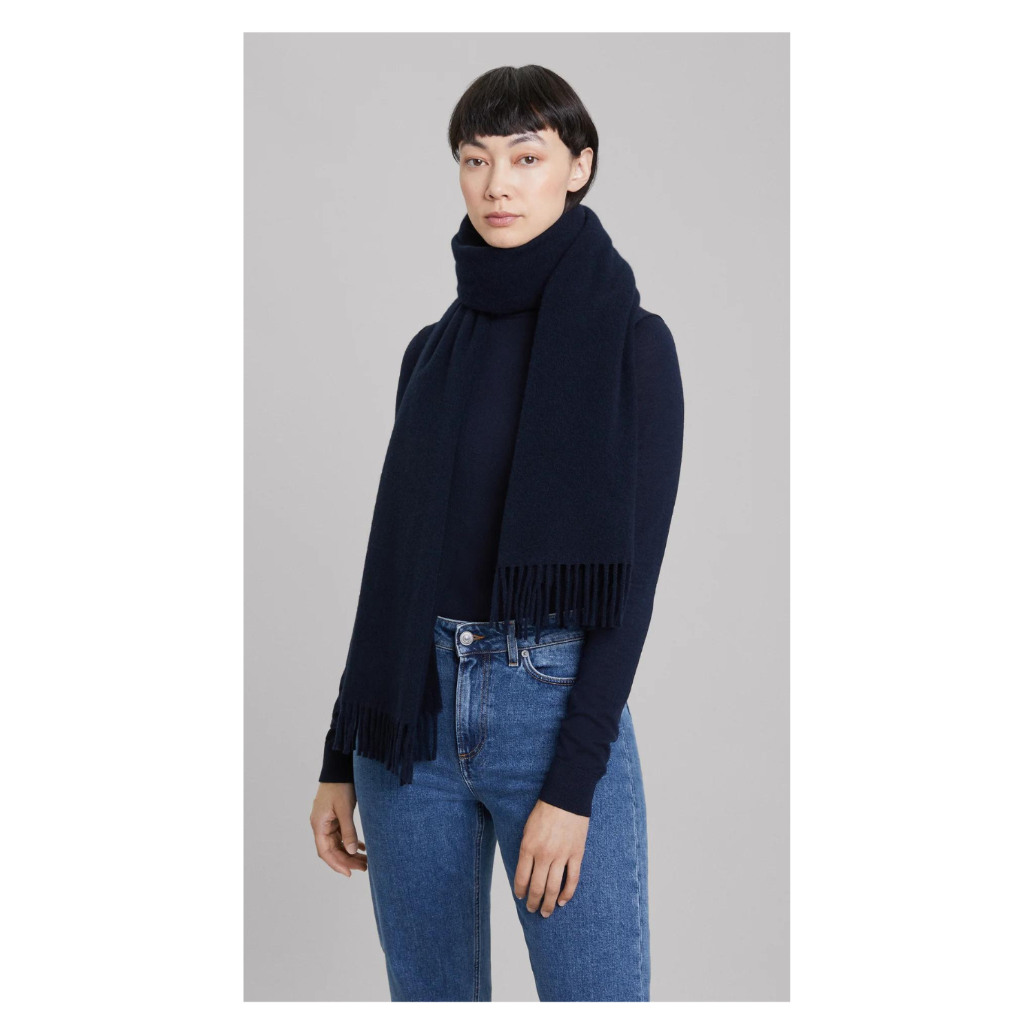 Asket The Oversized Cashmere Wool Scarf, $115