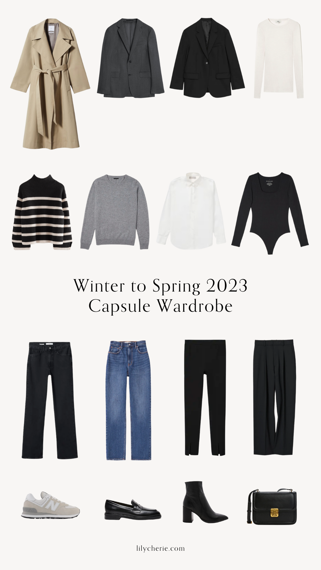 The French Minimalist Capsule Wardrobe Summer 2023 Collection lupon