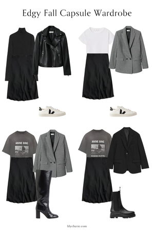 Edgy Fall Capsule Wardrobe 2023 — Lily Chérie