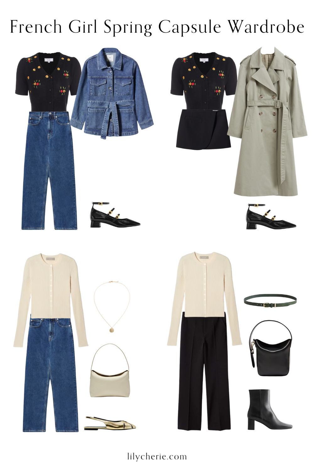 French Girl Spring Capsule Wardrobe 2023 — Lily Chérie