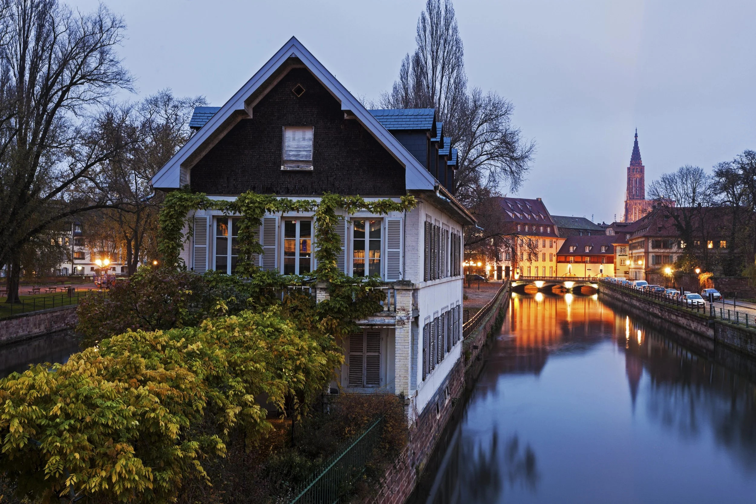strasbourg france in winter