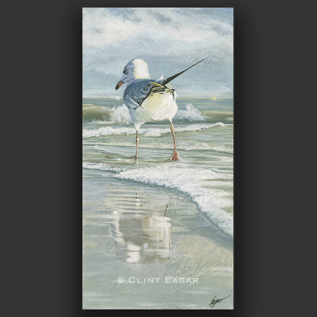Beach Decor Canvas Art Unique Gift Artwork Original Art Seagull  Artwork Trending Art Popular Item Best Selling Item