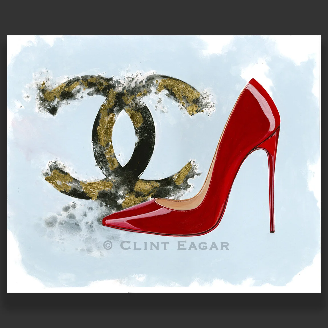 ♡オリバーガル♡CHANEL フラットシューズデザイン アート Oliver Gal 