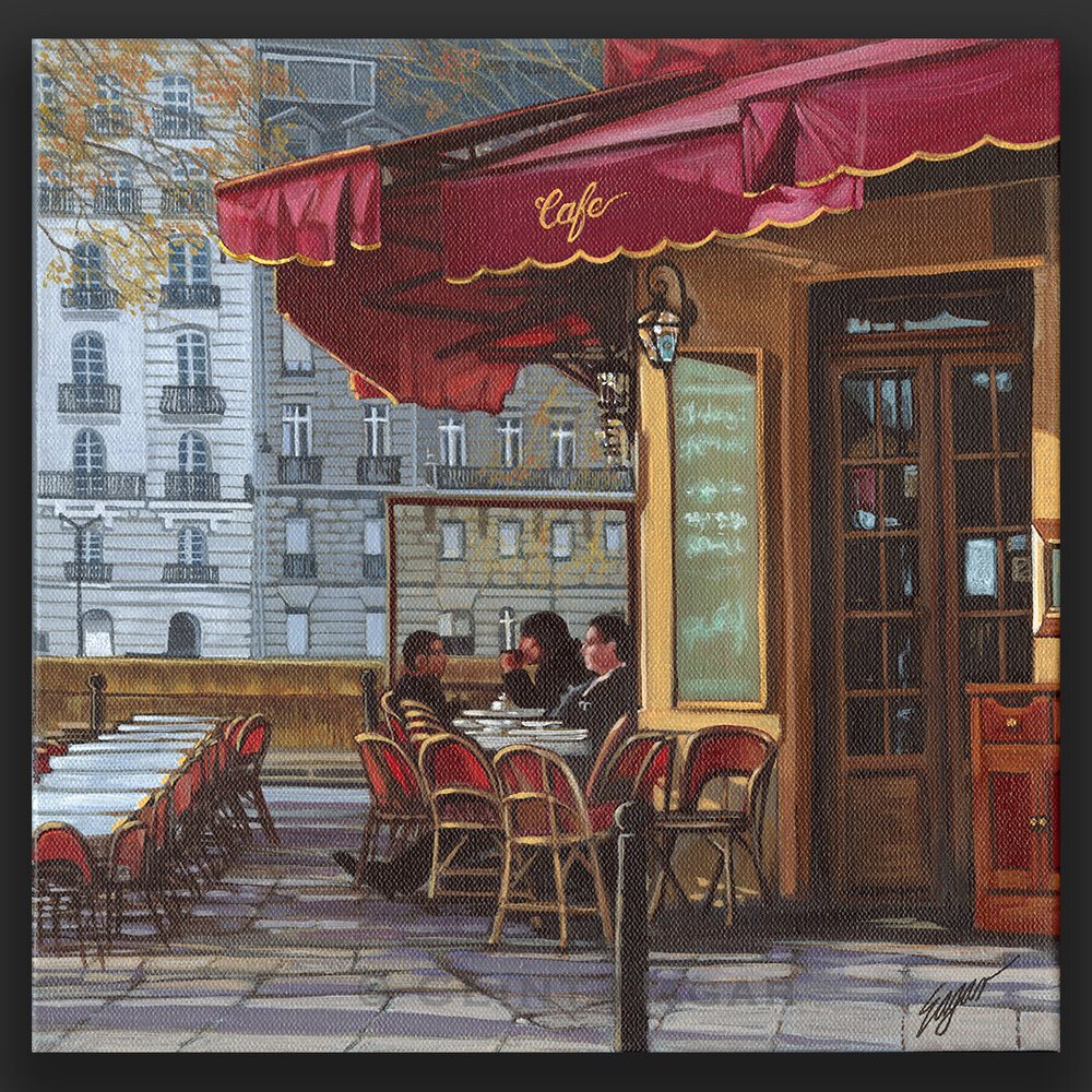 Coffee Shop Art | Paris Street Art | Clint Eagar Design