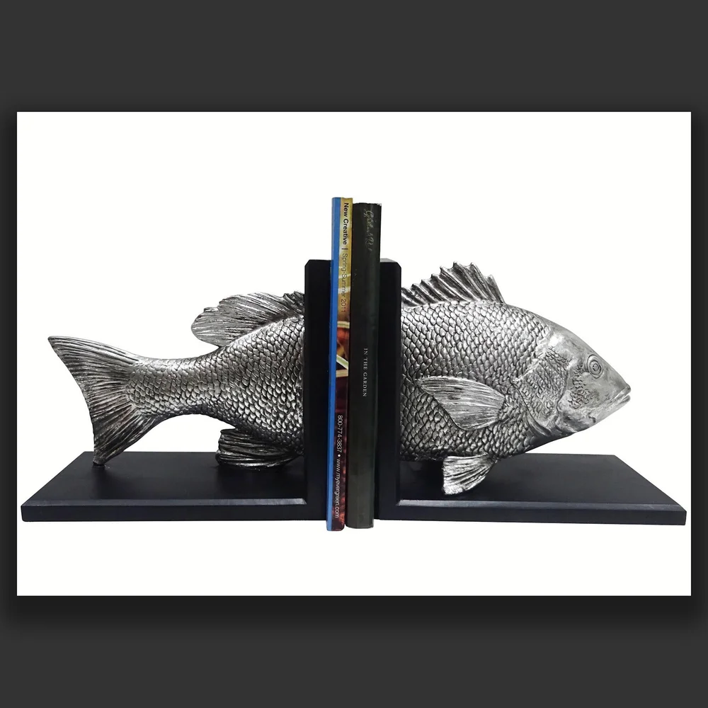 Fish Figurine Bookends (set of 2) | Clint Eagar Design