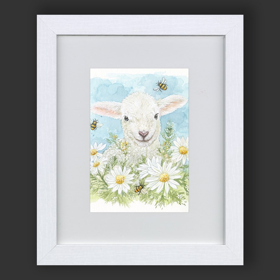 Baby Lamb Art Print | Clint Eagar Design.jpg