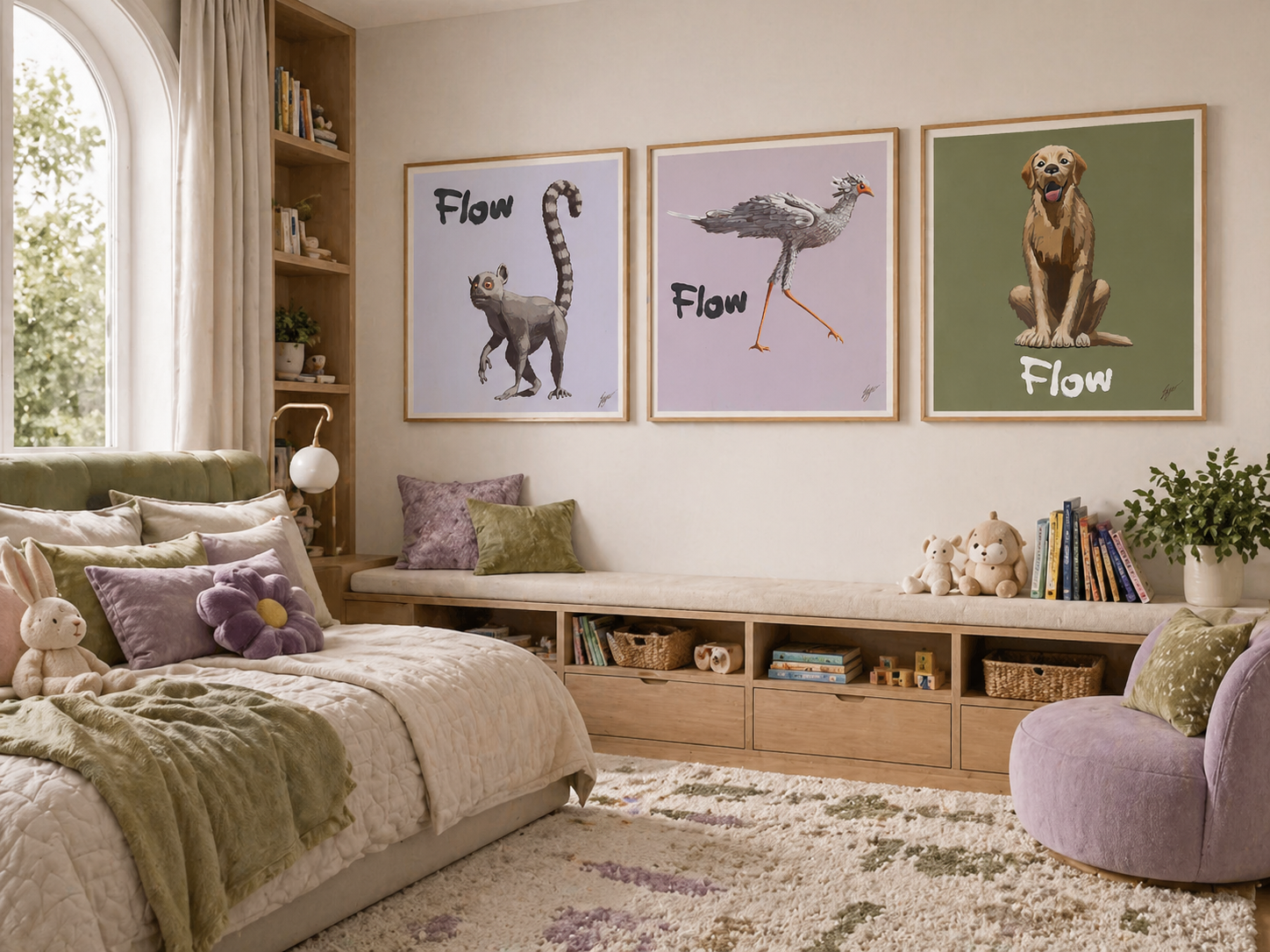 clint-eagar-licensed-paintings-movie-flow-in-kids-room.jpg