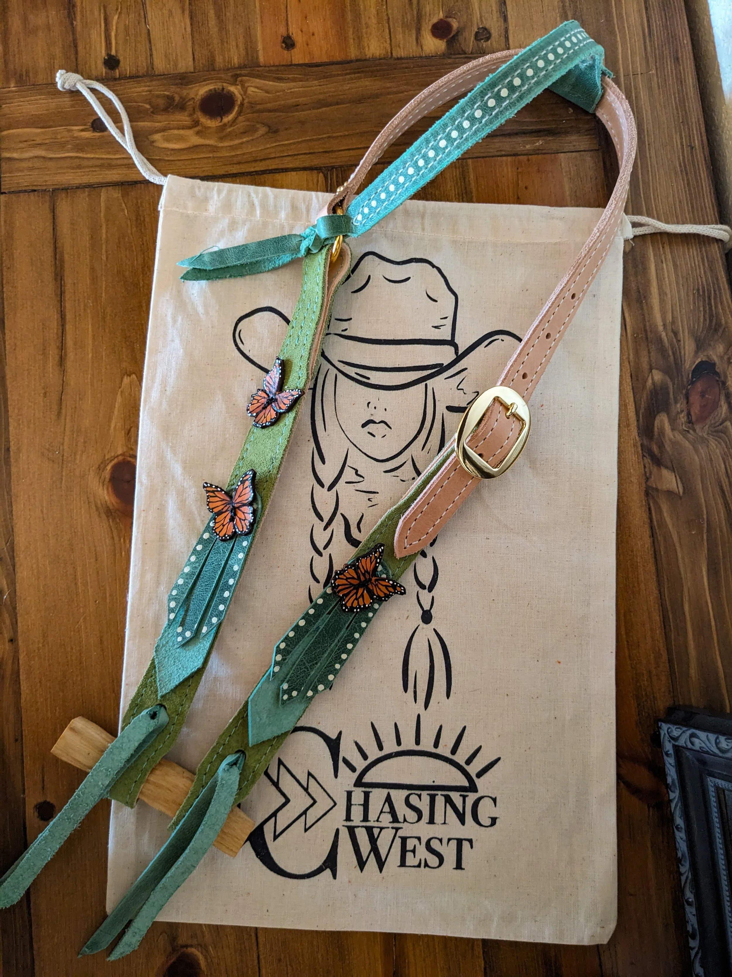 Butterfly Summer Daze *Single Ear Headstall*