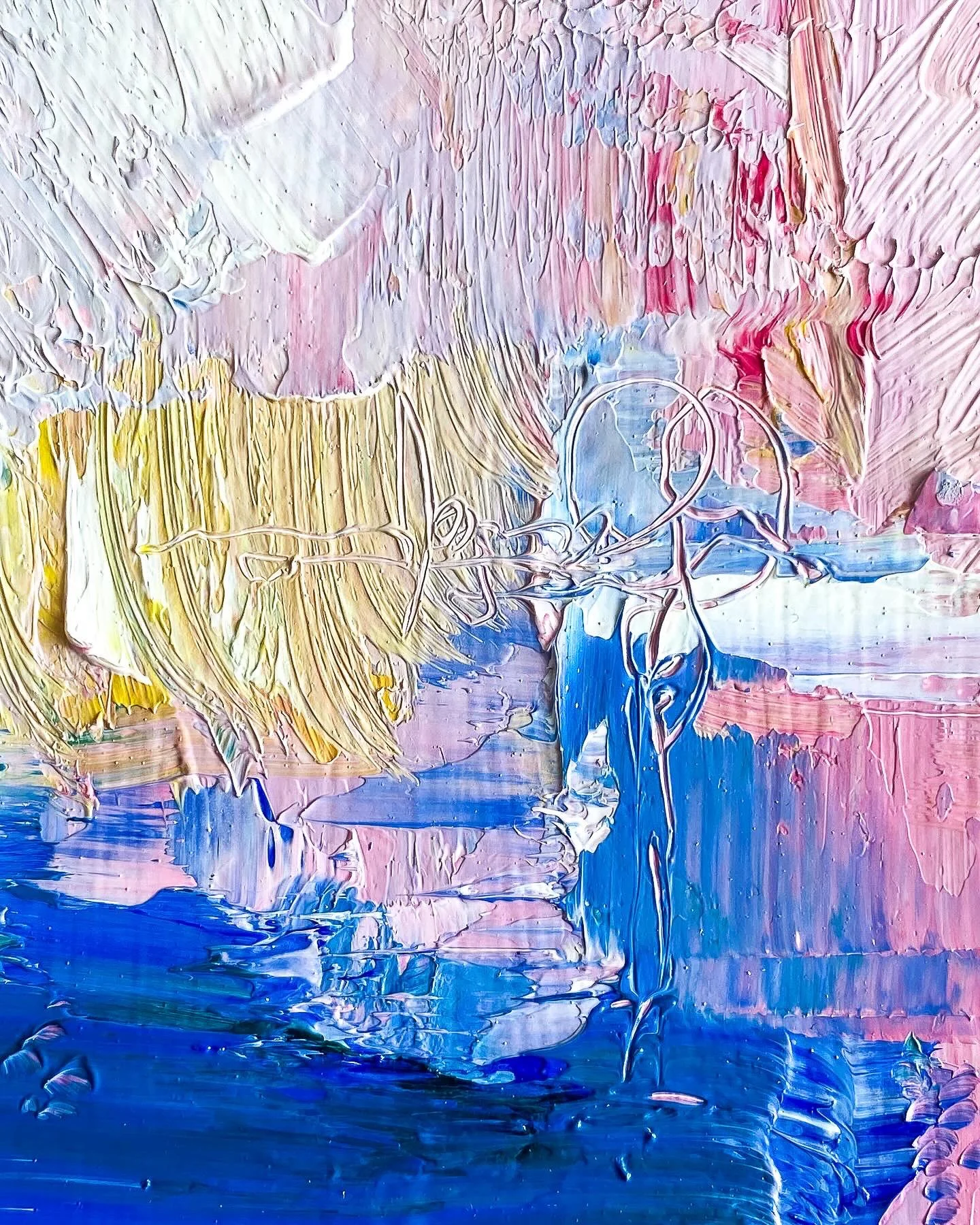 inspired by action - color mixing and composition