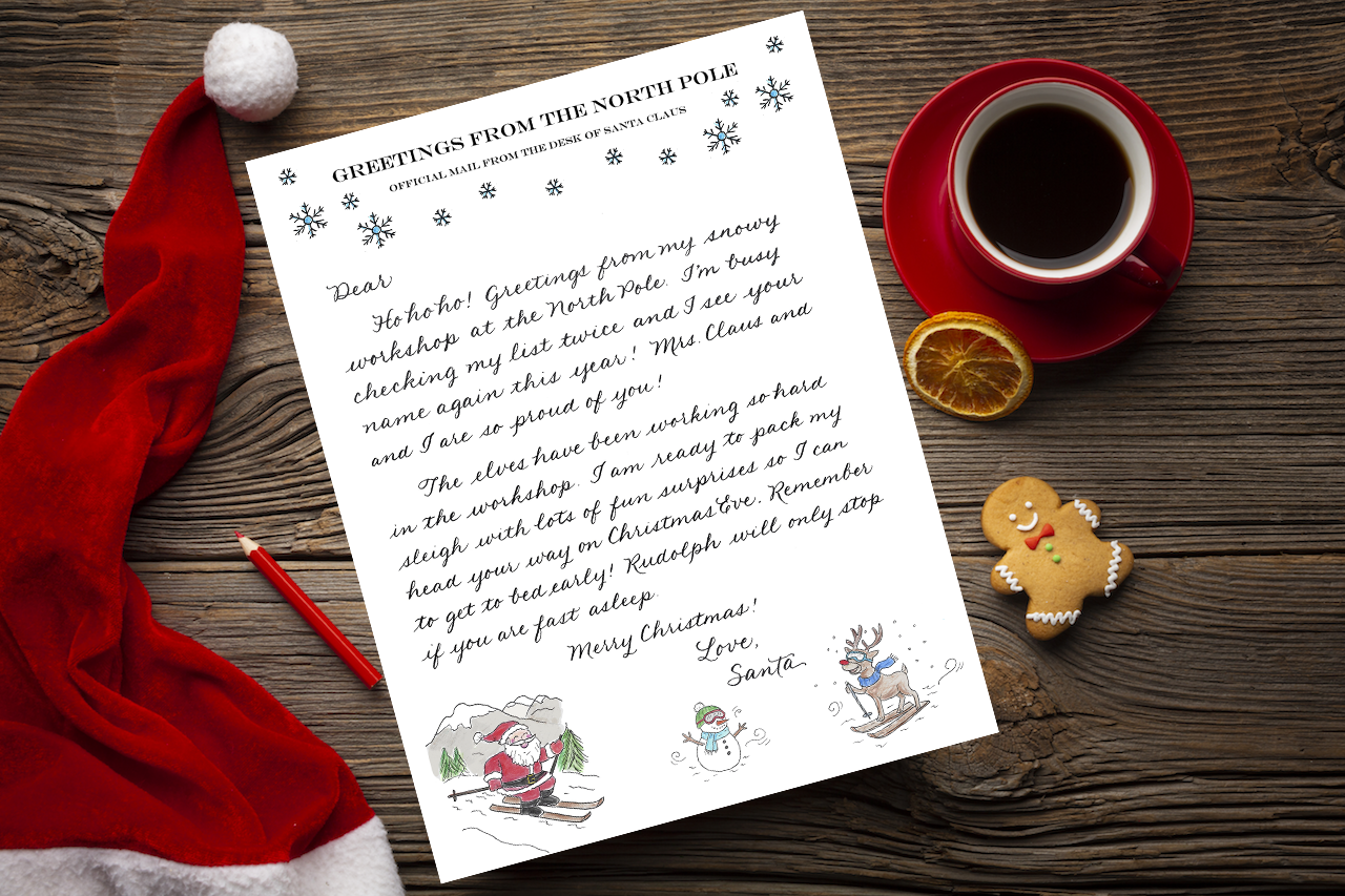 2026 PERSONALIZED LETTER FROM SANTA  **LAST DAY TO ORDER IS 12/15/26**