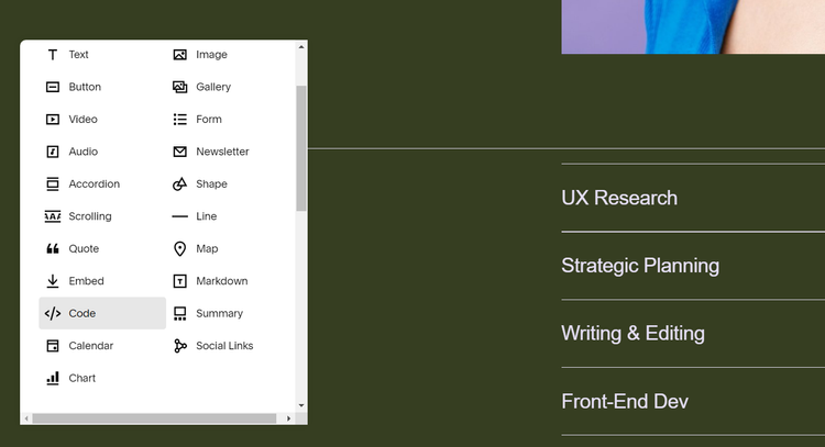 Squarespace Code Blocks and Adding Custom Code 101 — Squarespace GEO ...