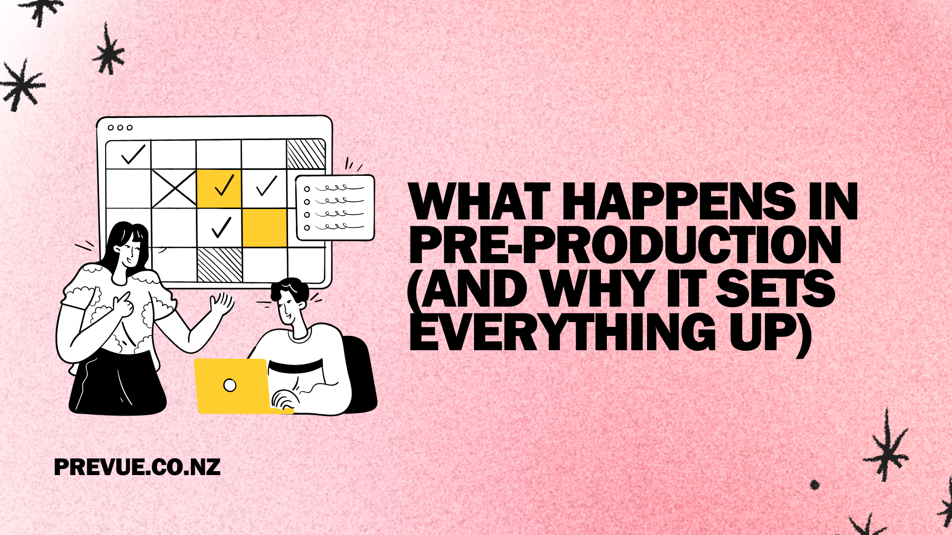 What Happens in Pre-Production (And Why It Sets Everything Up)