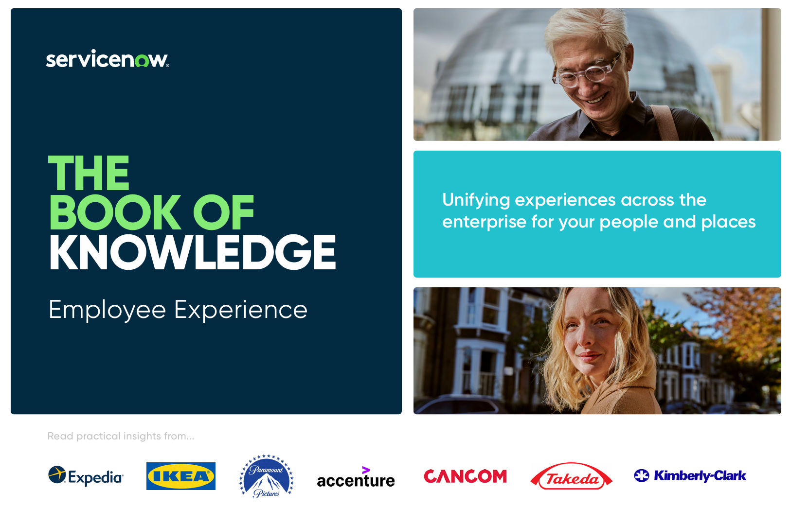 What started as a simple case study asset turned into one of the best examples of content sourcing efficiency for CET. The original concept gathered stories from client leaders at ServiceNow's annual customer conference. Seeing the value in this dire