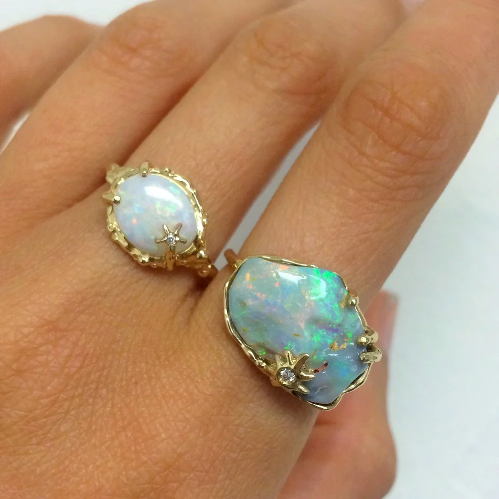 Coral Reef ring (cab) — Morgan Patricia Designs