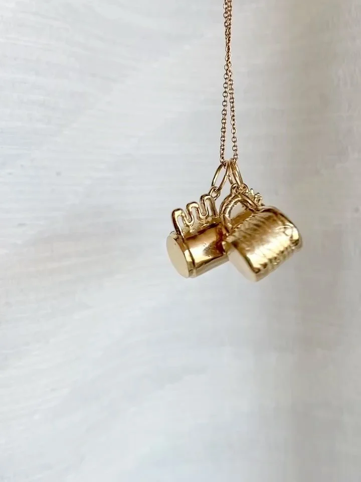 An ode to the coffee lovers&hellip; whether you&rsquo;re seeking quiet mornings or want to hit the ground running. 

These hand carved mugs are a solid 14k reminder that we have the strength to pick ourselves up, and the importance of sharing sweet m