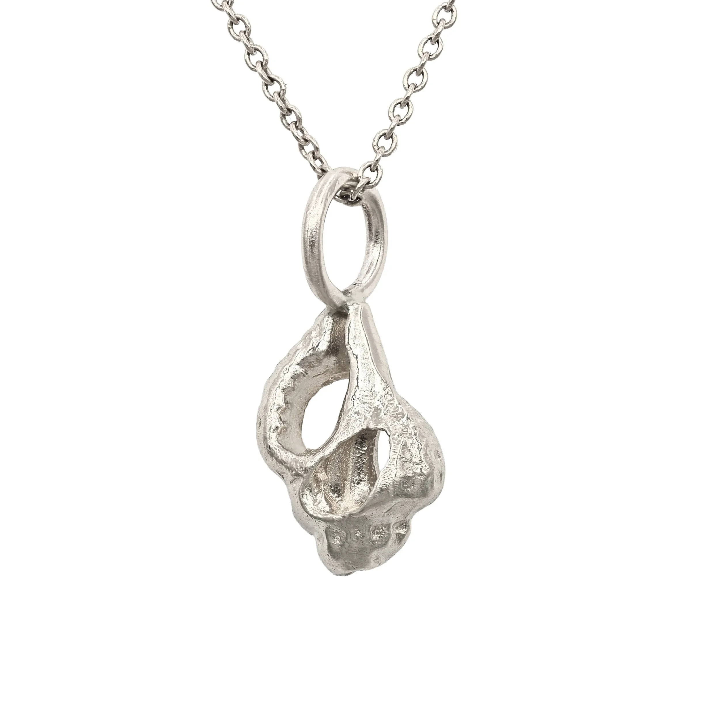 Petite Whelk charm - Silver