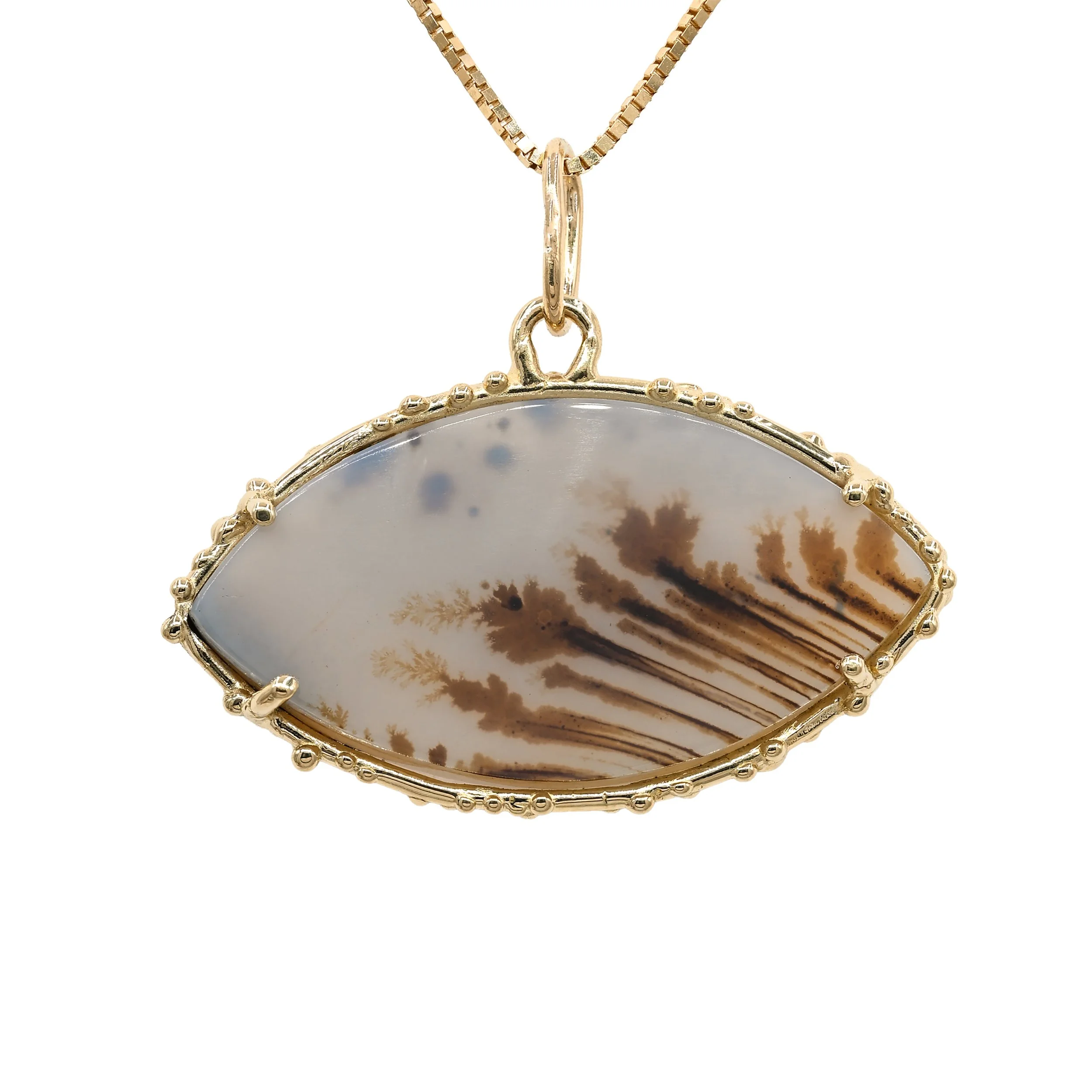 Dendritic Agate Palm Tree (large)