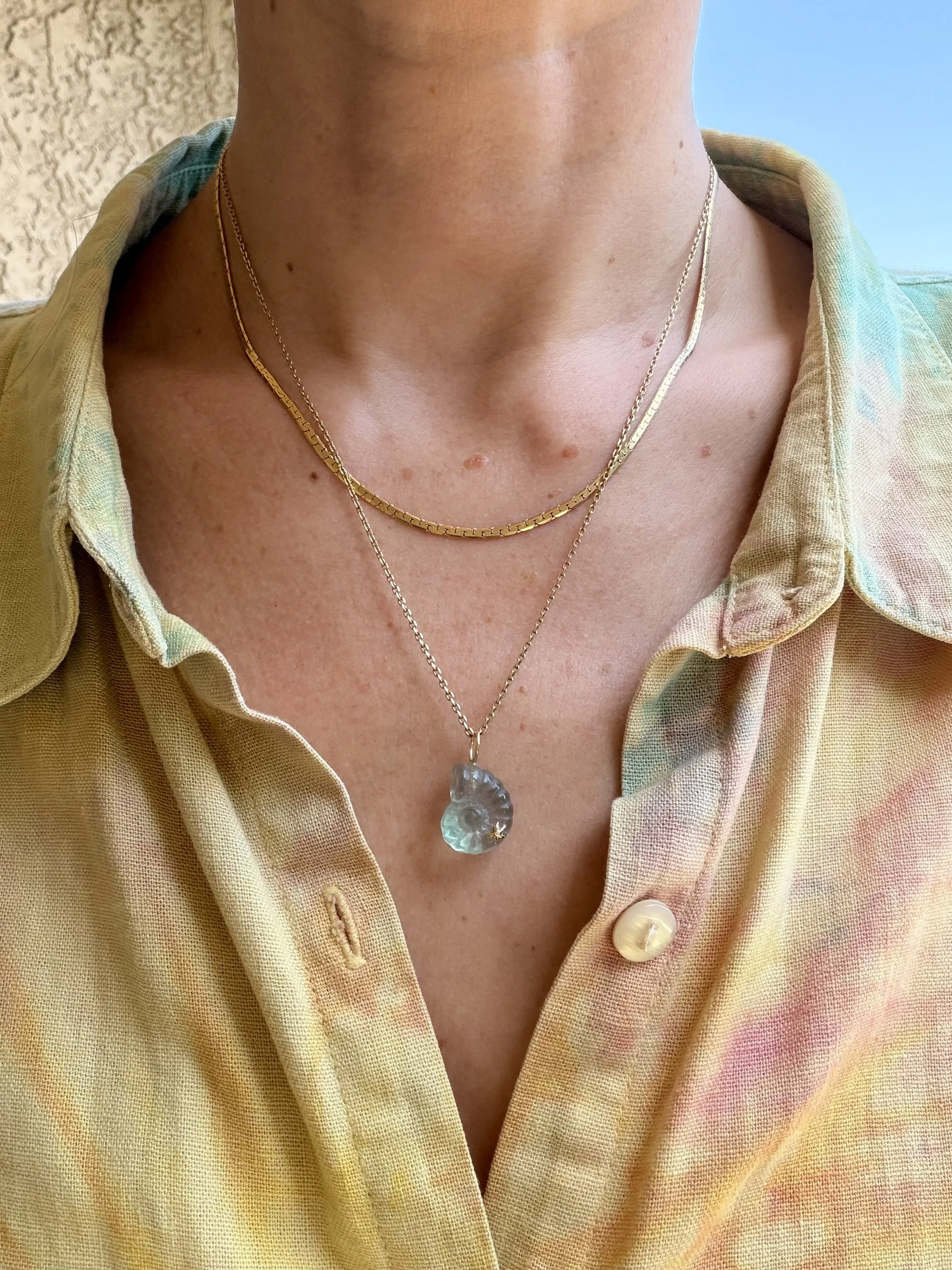 Green fluorite nautilus model.jpeg
