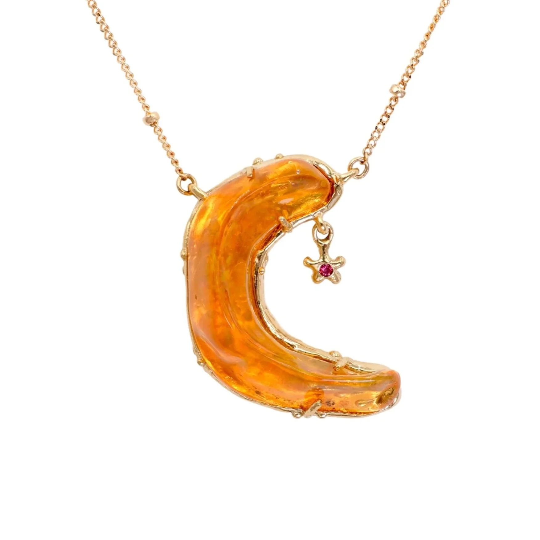 Golden Hour Tidal Moon