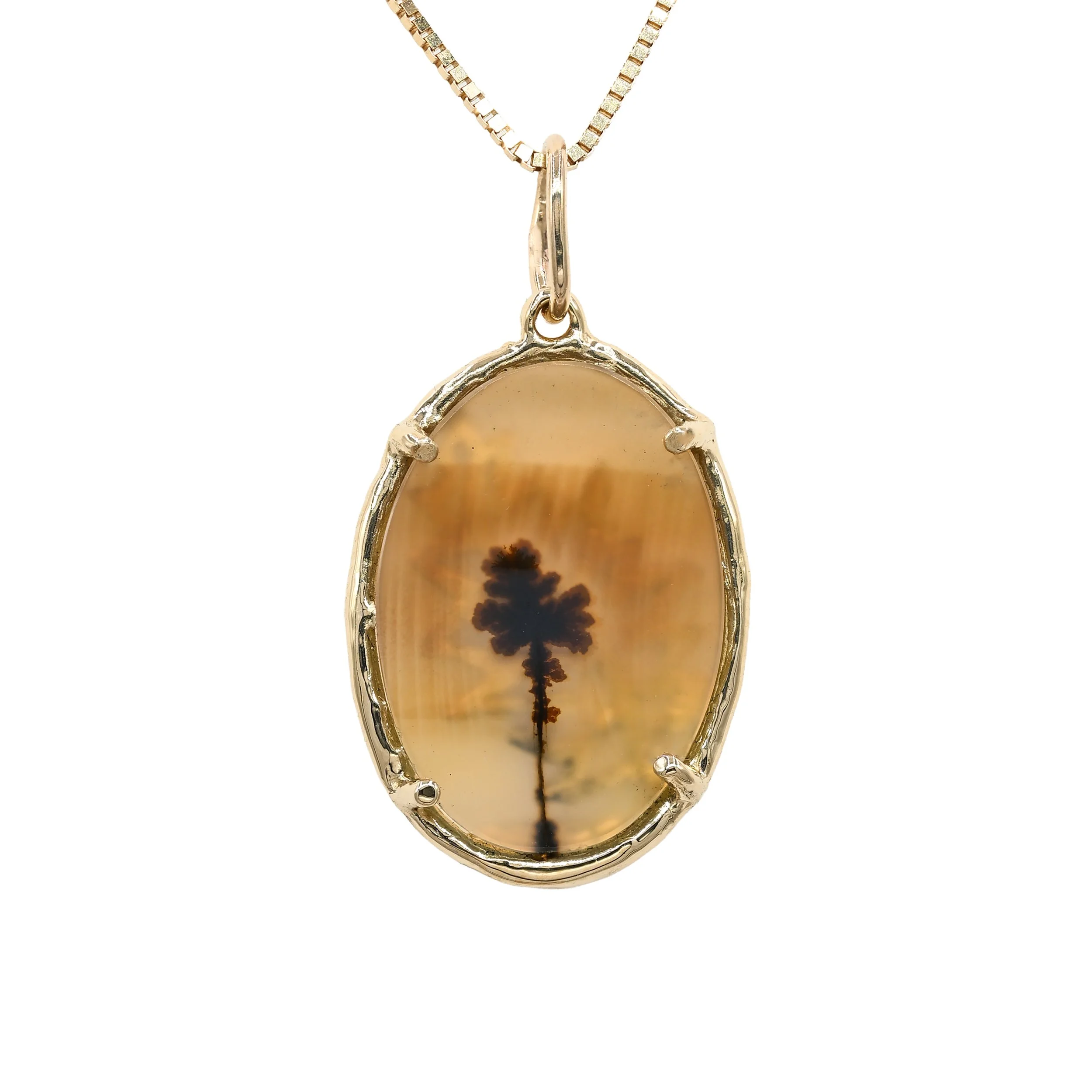 Dendritic Agate Palm Tree (medium)