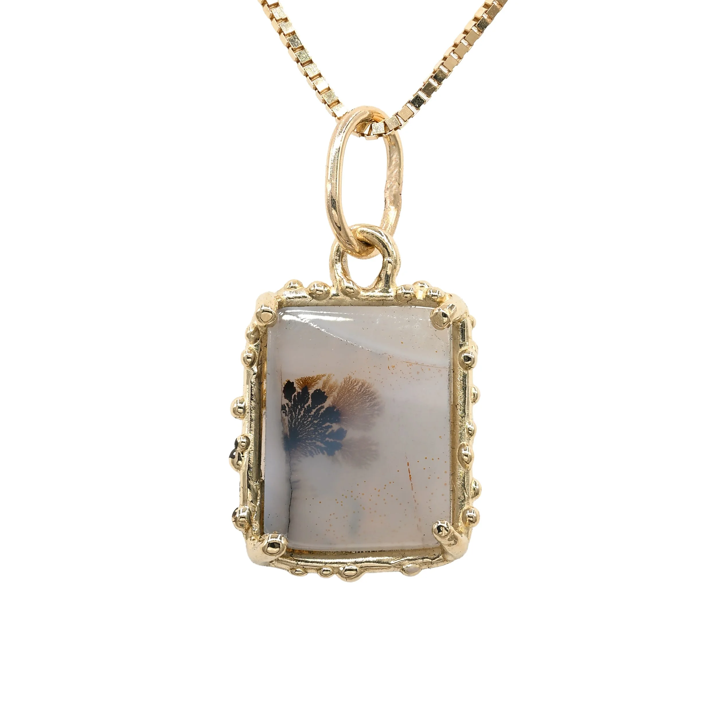 Dendritic Agate Palm Tree (small)