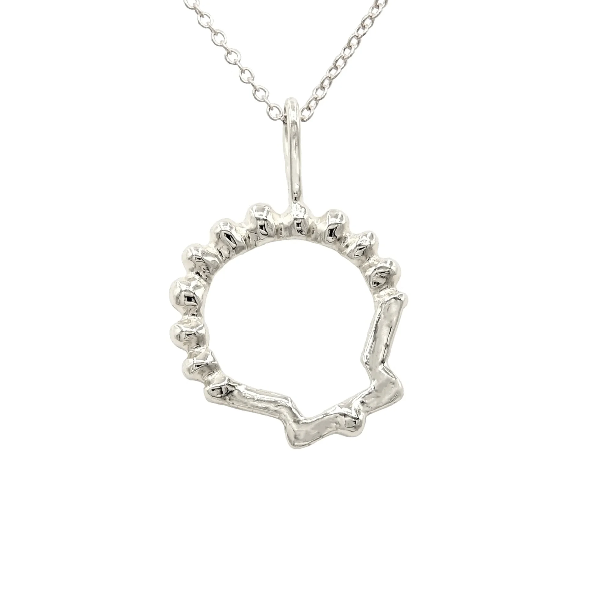 Seashell pendant - Silver